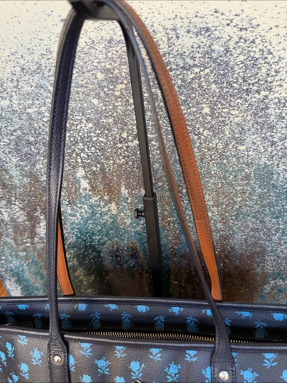 Coach 2010’s Dark Academia Bennett Badlands Floral Tote Bag (VGUC)